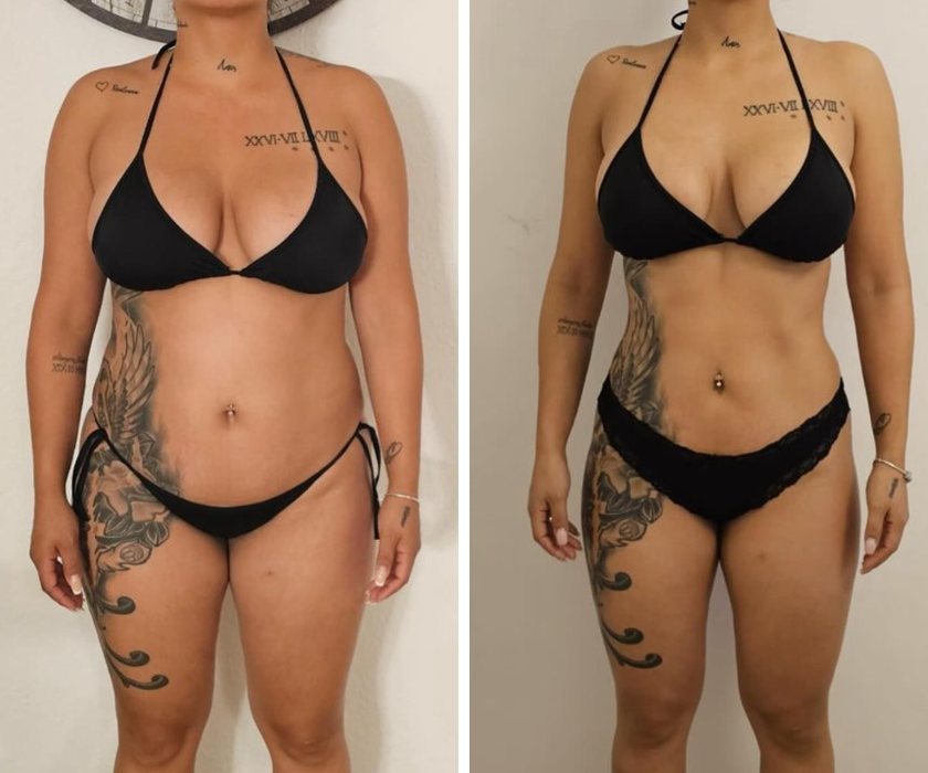 Antes y después de un cliente de Hermetic Way