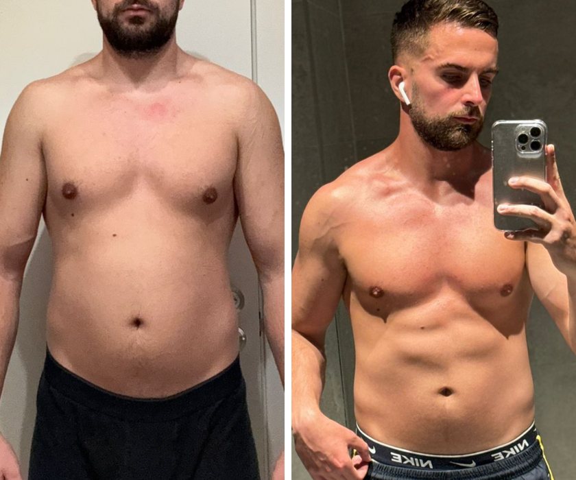 Antes y después de un cliente de Hermetic Way