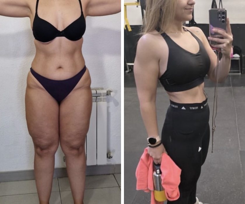 Antes y después de un cliente de Hermetic Way