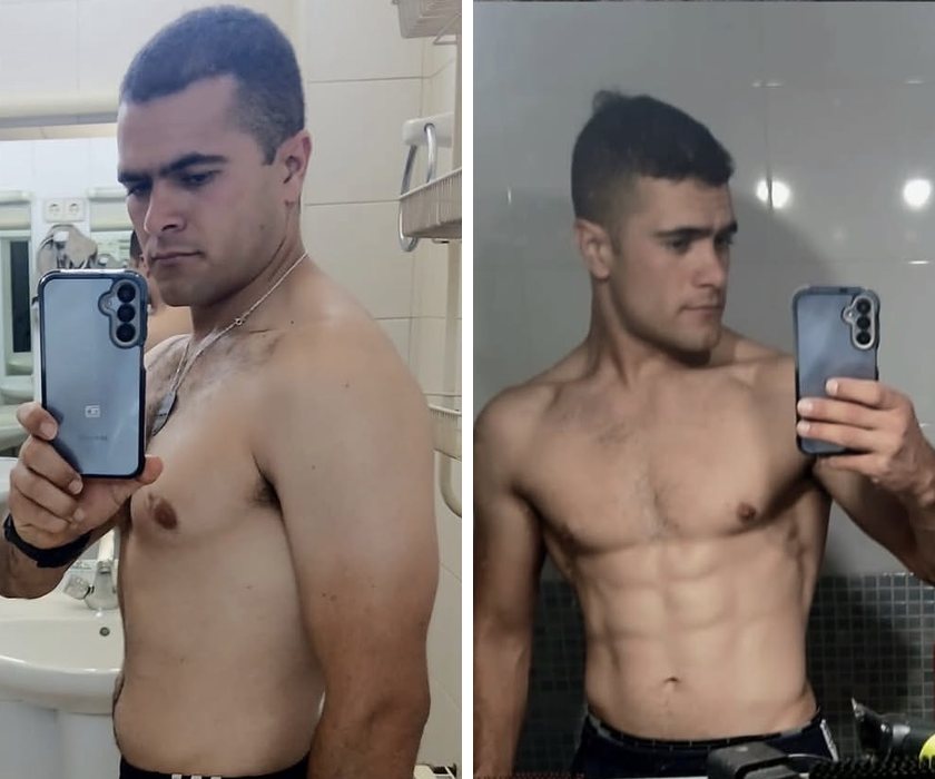 Antes y después de un cliente de Hermetic Way