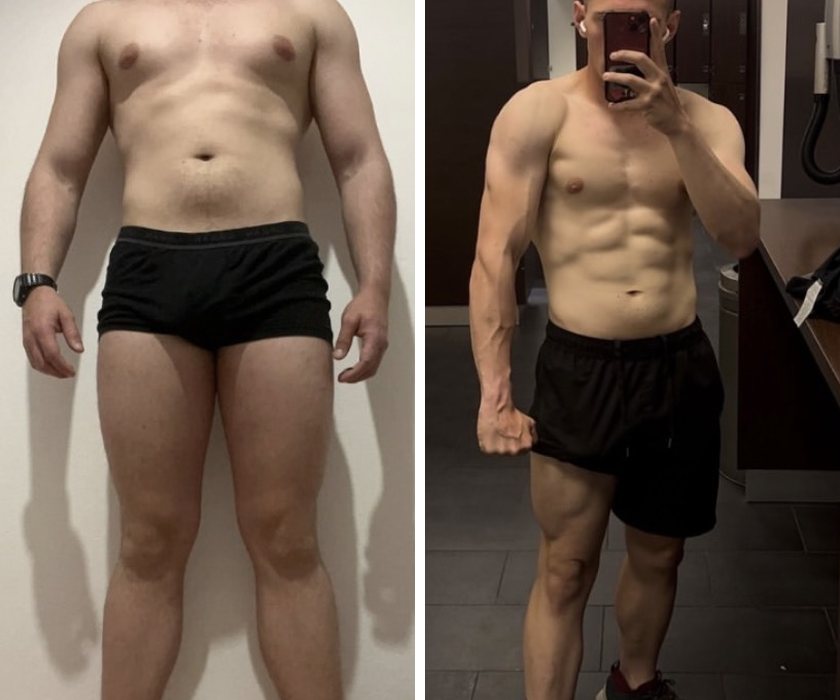 Antes y después de un cliente de Hermetic Way