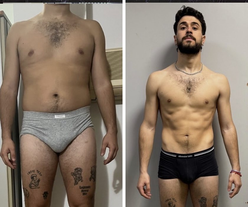 Antes y después de un cliente de Hermetic Way