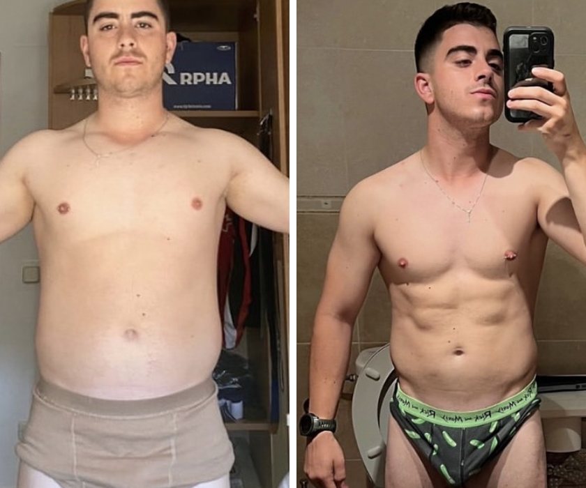 Antes y después de un cliente de Hermetic Way