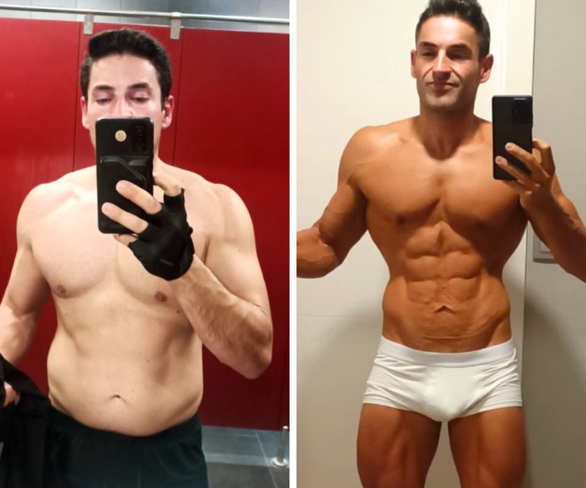 Antes y después de un cliente de Hermetic Way