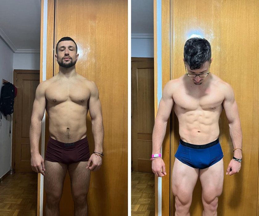 Antes y después de un cliente de Hermetic Way