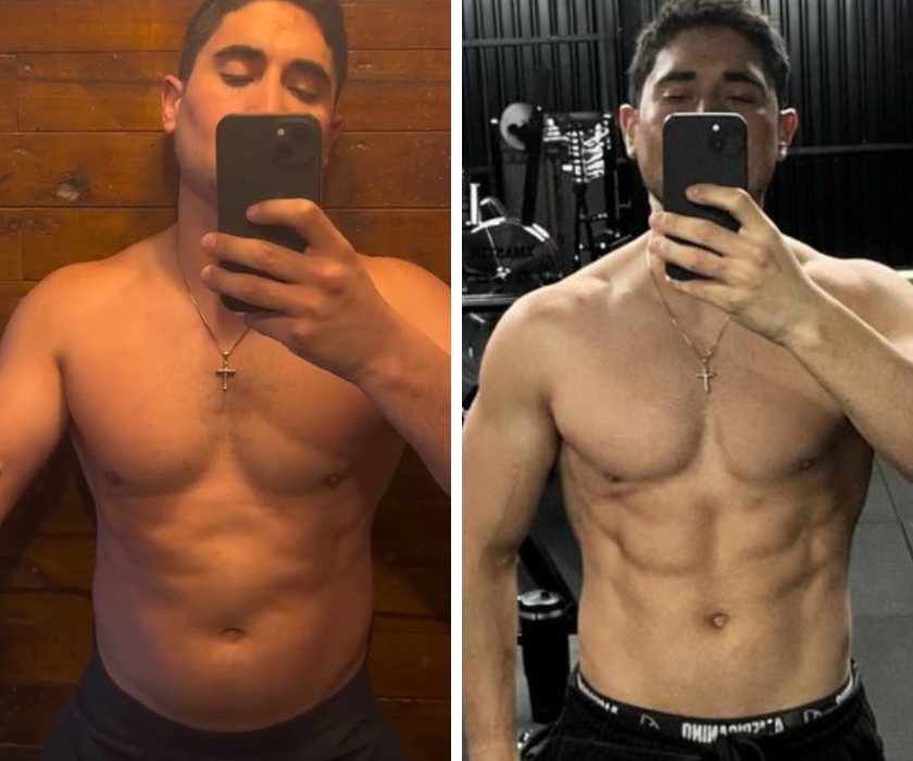 Antes y después de un cliente de Hermetic Way