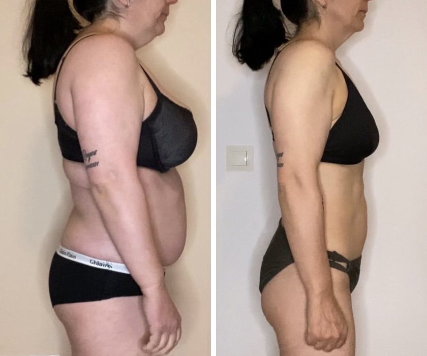 Antes y después de un cliente de Hermetic Way