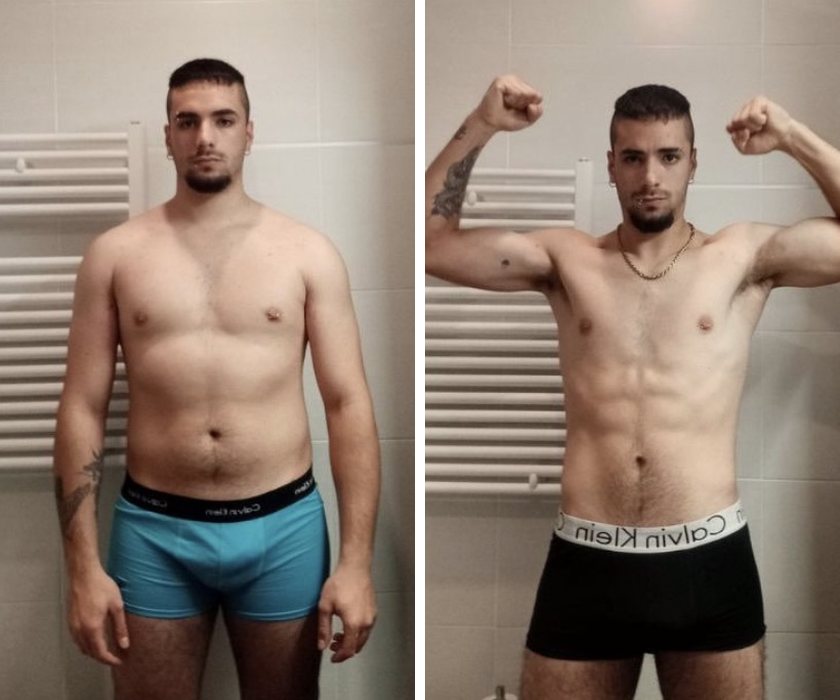 Antes y después de un cliente de Hermetic Way
