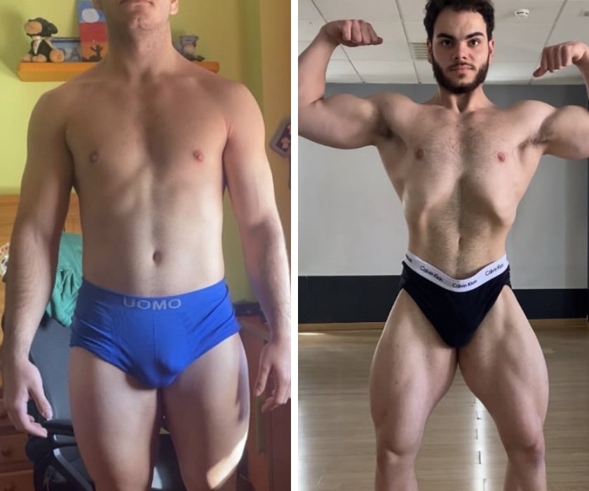 Antes y después de un cliente de Hermetic Way