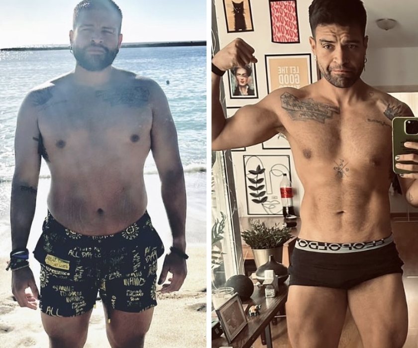 Antes y después de un cliente de Hermetic Way