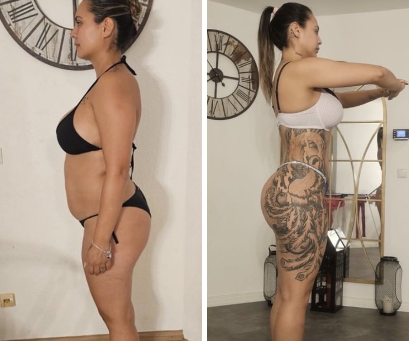 Antes y después de un cliente de Hermetic Way
