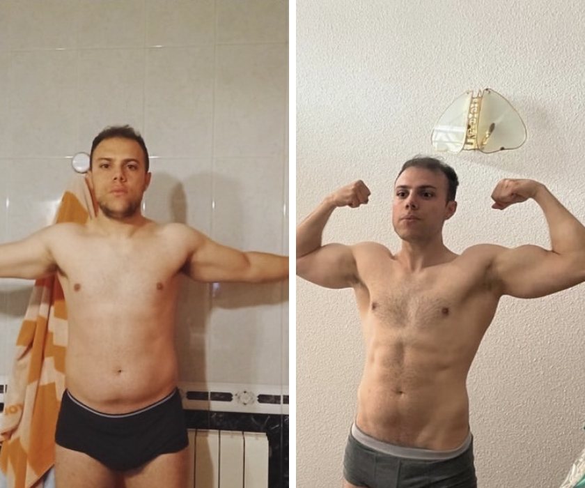 Antes y después de un cliente de Hermetic Way