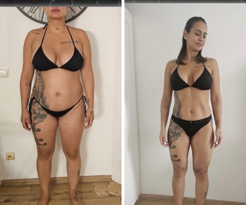 Antes y después de un cliente de Hermetic Way